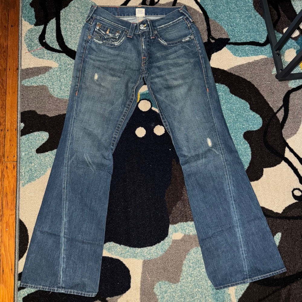 True Religion Bootcut Jeans Men’s 32x32 – Distressed Y2K Style